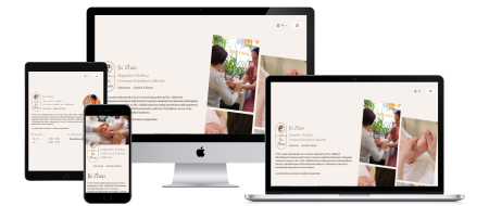 Mockup of devices with webpage